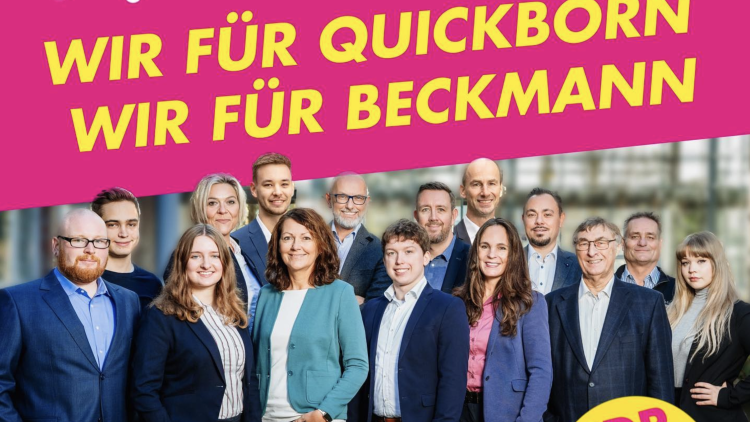 Wir für Quickborn - wir für Beckmann!