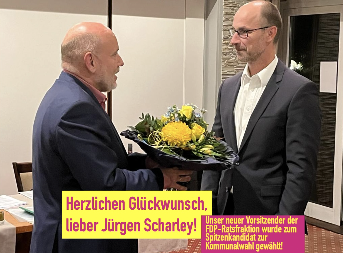 Jürgen Scharley, Spitzenkandidat der Kommunalwahl 2023